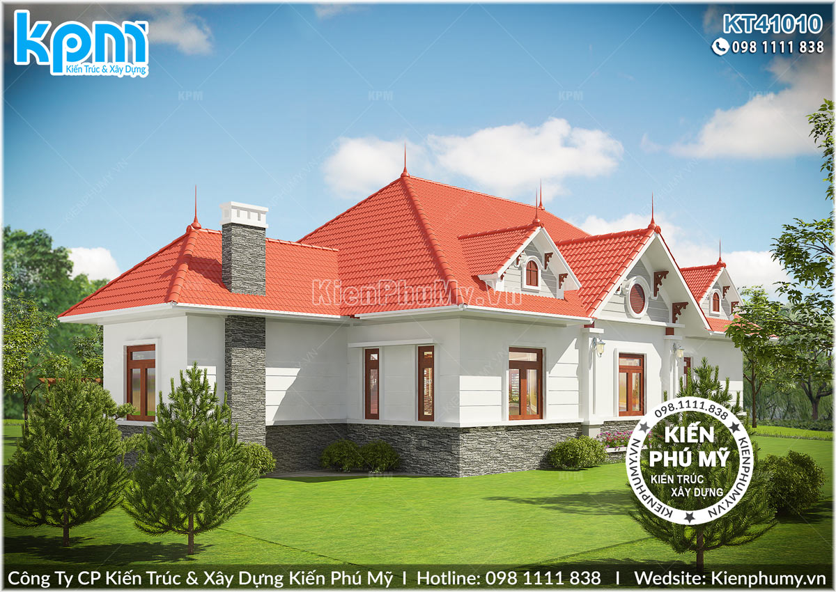 Biệt thự nhà vườn mái Thái 2 tầng đẹp nhất 2021 - ACHI 22102