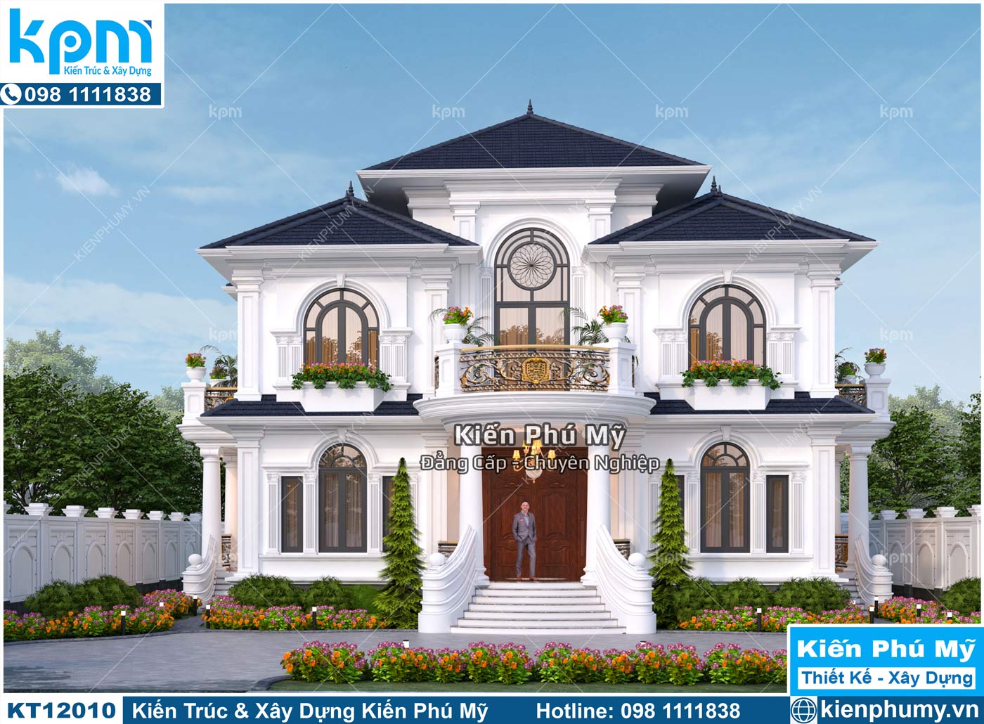 TOP 10 mẫu bản vẽ thiết kế biệt thự đẹp nhất Đà Nẵng - Kiến Sang