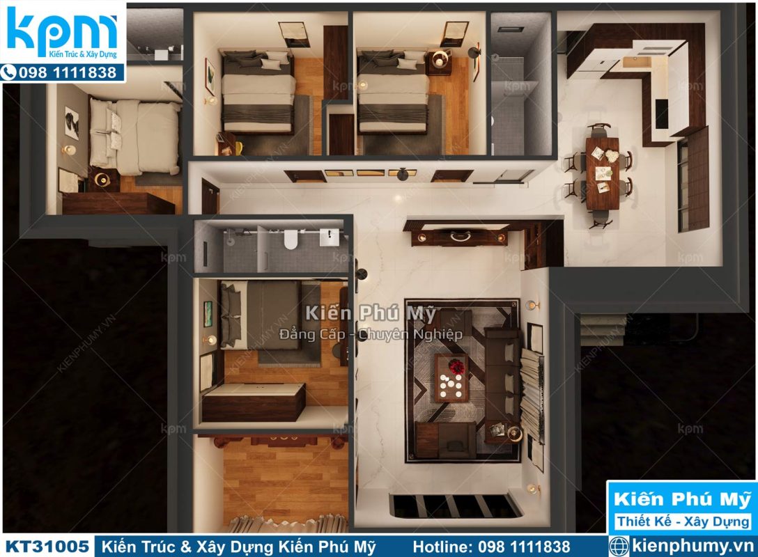 nha-1-tang-4-phong-ngu-dien-tich-150m2-hien-dai-6