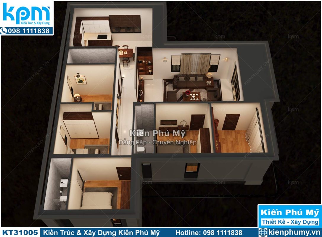 nha-1-tang-4-phong-ngu-dien-tich-150m2-hien-dai-3