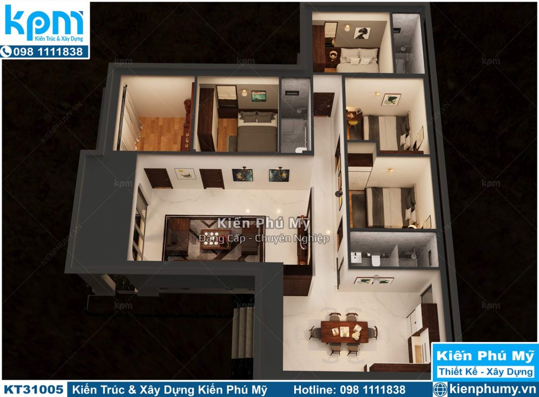 nha-1-tang-4-phong-ngu-dien-tich-150m2-hien-dai-2